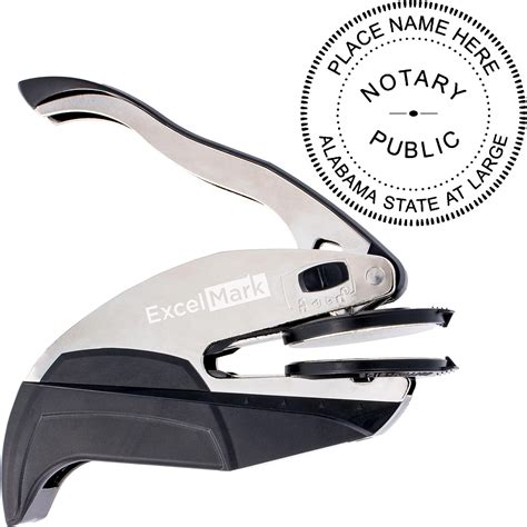 Excelmark Notary Embosser All 50 States Office Products