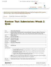 Review Test Submission Week 2 Quiz COUN 6328S 5 COUN Pdf 6 12