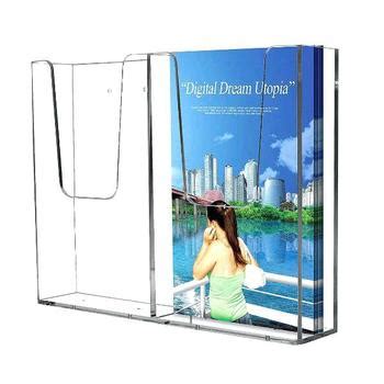 Wall Mounted Clear Acrylic A Brochure Paper Holder Buy Wall Mounted