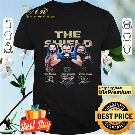 Wwe The Shield Seth Rollins Signatures Shirt Hoodie Sweater Longsleeve T Shirt