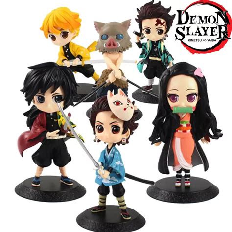 Qposket Demon Slayer Kimetsu No Yaiba Tanjiro Nezuko Zenitsu Giyu