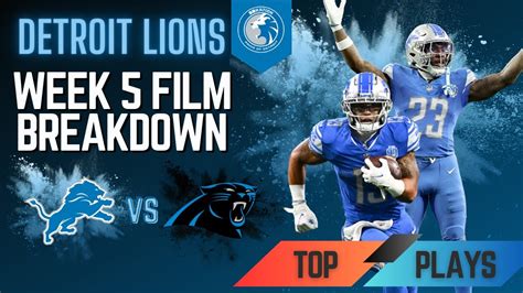 Detroit Lions Vs Carolina Panthers Top Plays Film Breakdown Win Big