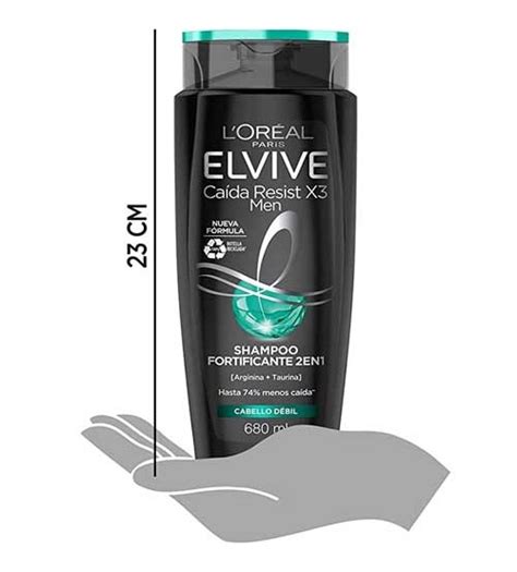 New Loreal Paris Elvive Fall Resist Men X3 Shampoo 2in1 680ml