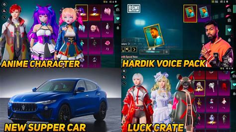 New Hardik Pandya Voice Pack Bgmi Next Supper Car Bgmi Next Lucky