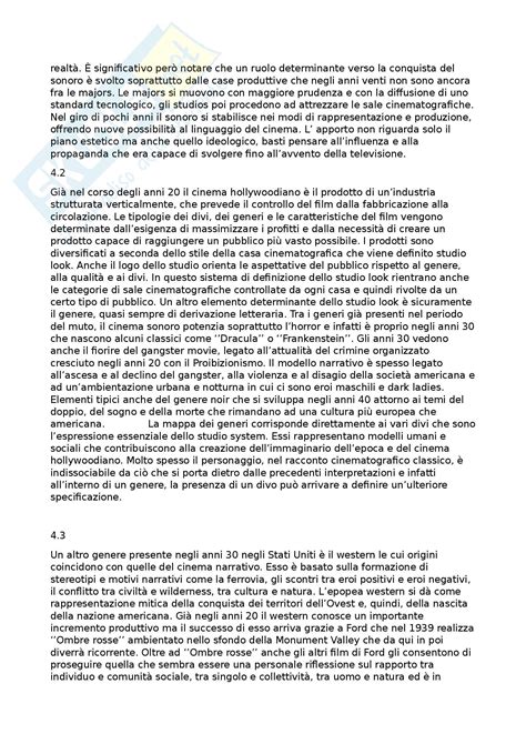 Riassunto Esame Storia E Critica Del Cinema Prof Annunziata Libro