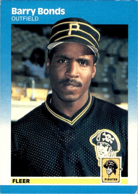 1987 FLEER BARRY BONDS 604 EX RC BASEBALL PITTSBURGH PIRATES EBay