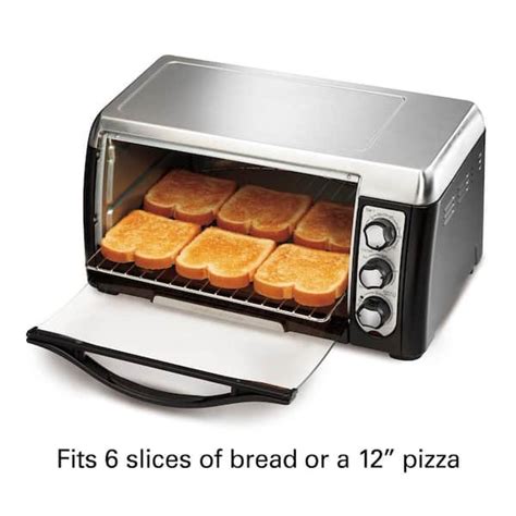 6 Slice Easy Clean Black Toaster Oven - Coffee Units - Buy Coffee Machines | Grinders | Coffee Units