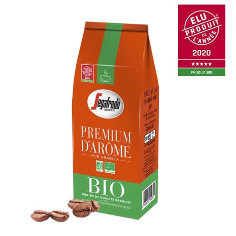 Segafredo Premium D Ar Me Caf En Grains Bio Arabica Kg