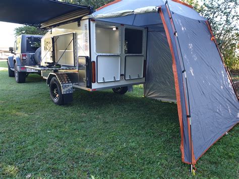 Treka Teardrop Camper Pod With Queen Bed Two Big Doors AdventureMan