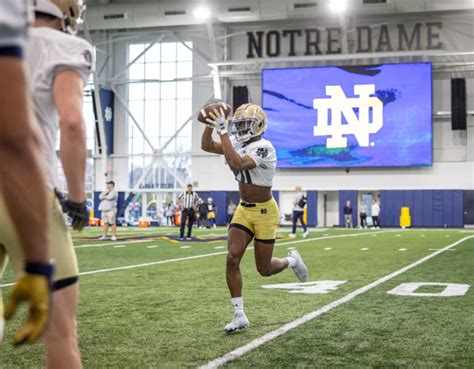 Video Highlights From Notre Dame Footballs Second Spring Practice