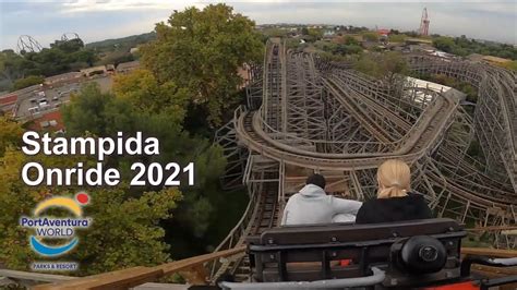 Stampida Pov Dueling Wooden Coaster Cci Port Aventura Youtube