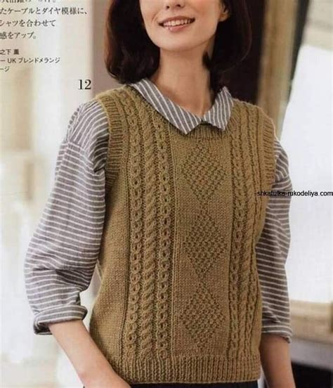 Pin By Felicia Dumitriu On Veste Knit Top Patterns Crochet Vest