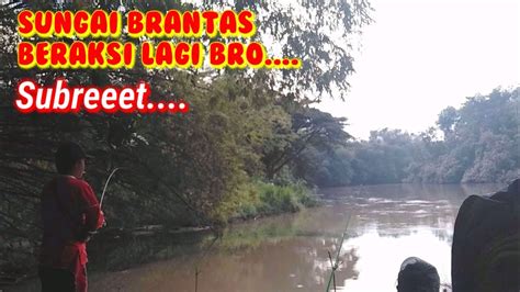 Mancing Ikan Liar Di Sungai Brantas Bikin Kecanduan YouTube