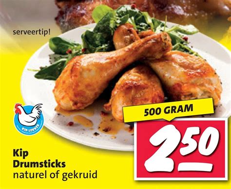 Kip Drumsticks Naturel Of Gekruid Aanbieding Bij Nettorama