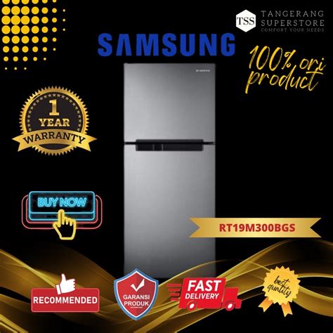 Jual Samsung Kulkas 2 Pintu 216 Liter Digital Inverter RT19M300BGS RT19