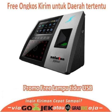 Promo Solution X601 Mesin Absensi Sidik Jari Acces Control Fingerprint