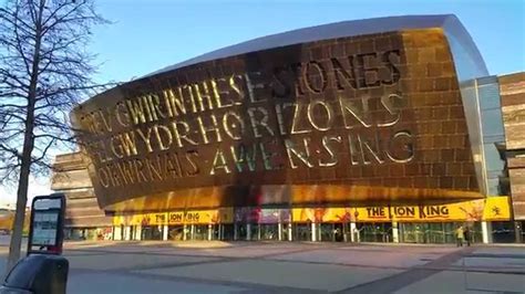 Wales Millennium Centre And The Water Tower Cardiff Bay P Youtube