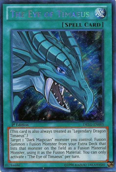 The Eye Of Timaeus DRLG EN005 Dragons Of Legend YuGiOh Single Card