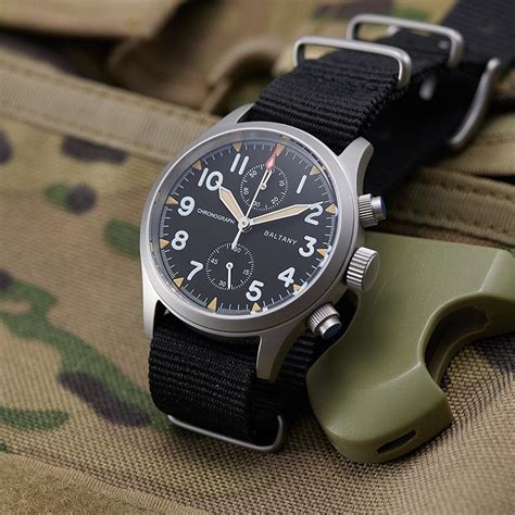 Baltany Field Military Chronograph Vintage Watches S5033