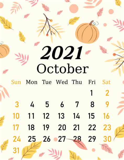 2021 Calendar 10 Free Pdf Printables Printablee