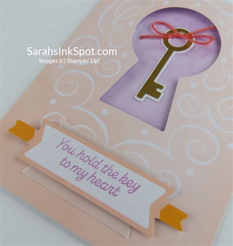 Stampin Up January Paper Pumpkin Kit Key To My Heart With Add On