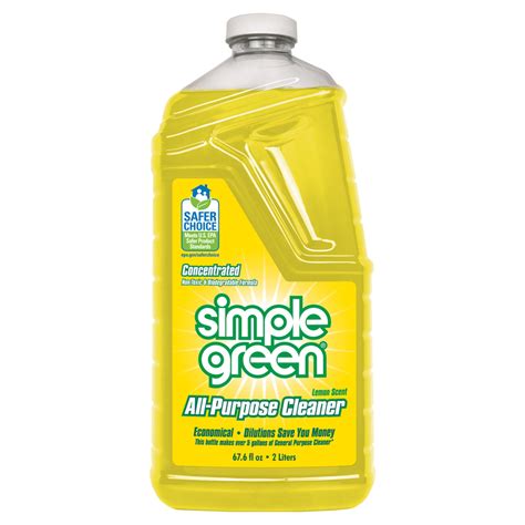 Simple Green All Purpose Cleaner Lemon Scent Concentrate 67.6 oz ...