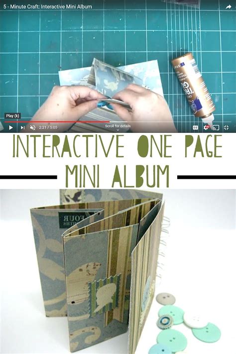 One Page Wonder Mini Album Tutorial