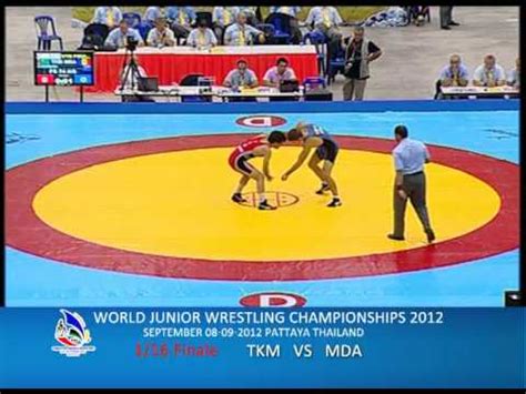 WORLD JUNIOR WRESTLING CHAMPIONSHIPS 2012 TKM VS MDA YouTube