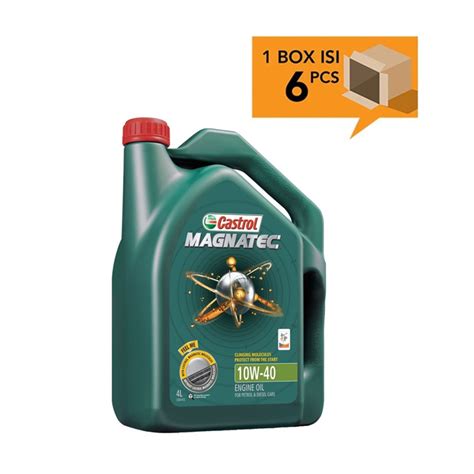 Promo Paket Karton Castrol Magnatec W Api Sn Cf Liter Diskon