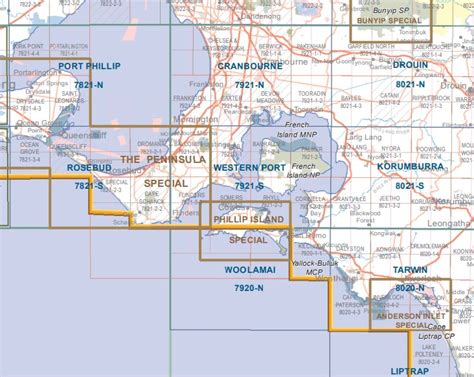 Westernport 1 50000 Vicmap Maps Books And Travel Guides