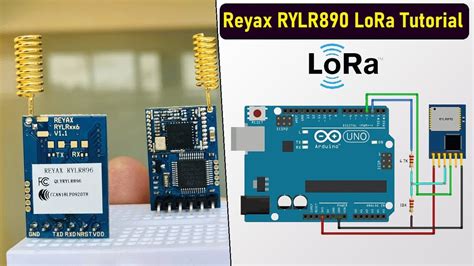 Reyax RYLR890 RYLR896 LoRa Tutorial Sending Sensor Data Wirelessly