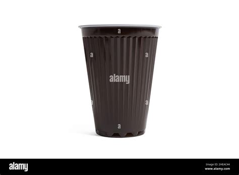 Brown Paper Cup For Coffee Tea Chocolate And Other Hot Drinks Plastic Party Cup Mockup