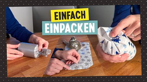 Runde Und Unf Rmige Geschenke Verpacken Einfache Ideen Youtube