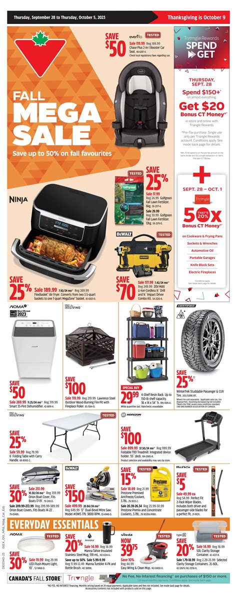 Canadian Tire West Flyer September 28 To October 5