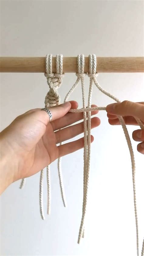 DIY Macrame Spiral Knot Video Tutorial Macrame Diy Macrame