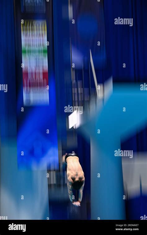 Fukuoka Japan 22nd July 2023 Cassiel Rousseau Of Australia Competes