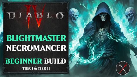 Diablo 4 Necromancer Build Blight Minions Leveling Build YouTube