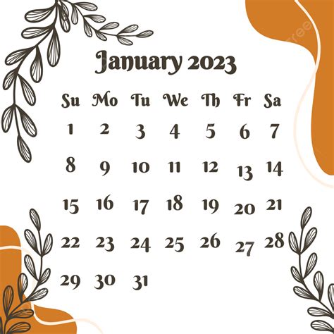 Mes De Enero Calendario Png Dibujos Enero Calendario Enero