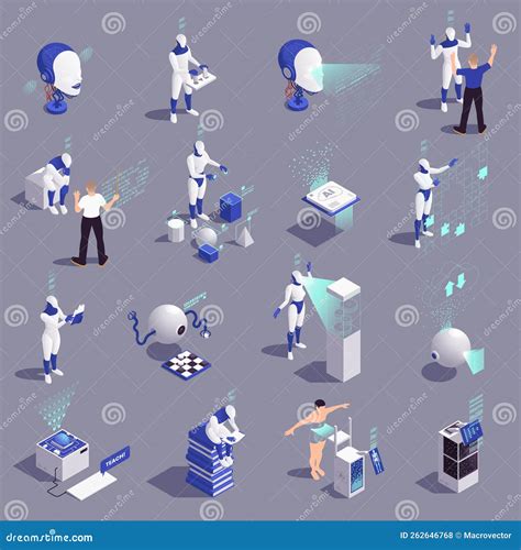 Machine Learning Icon Set stock vector. Illustration of knowledge ...