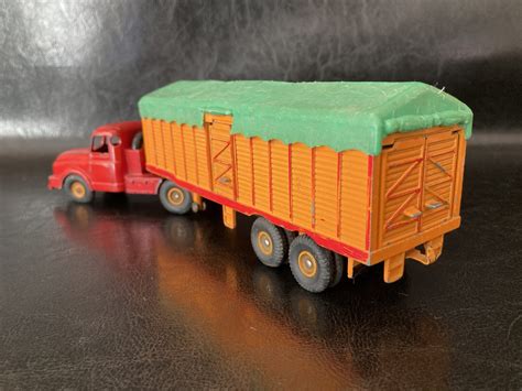 DINKY SUPERTOYS ANCIENNE Tracteur Willème et remorque Fruehauf N