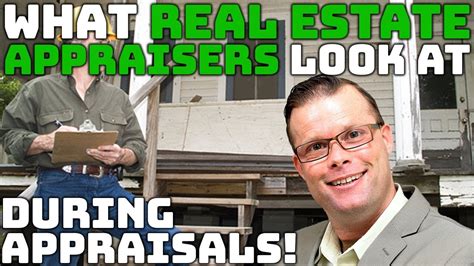 What Real Estate Appraisers Look At During An Appraisal Youtube