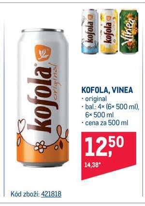 Kofola Kofola Vinea Original Plech Ml V Akci Akcniceny Cz