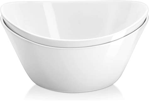 Amazon Piece Serving Bowl Set Elegant White Porcelain Salad