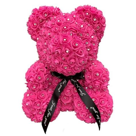 Rose Red Rose Teddy Bear - ®Rose Bear