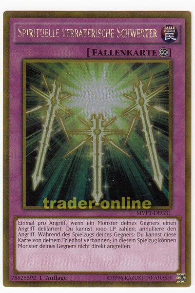 Spirituelle verräterische Schwerter Trader Online de Magic Yu Gi