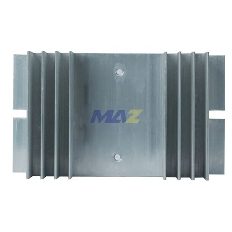 Disipador De Aluminio Para 1 srr De 10 A 40 Tamaño 70X125X50Mm