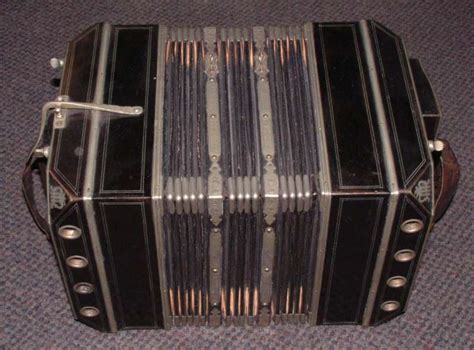 Vintage Bandoneon Bandonion Concertina With Case Mannings Musicals