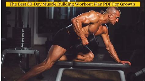 30 Day Muscle Building Workout Plan With Free Pdf