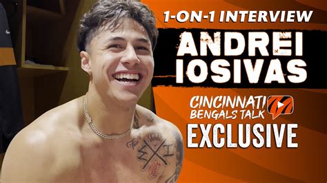 Andrei Iosivas On Joe Burrow Getting Drafted By The Bengals And MORE