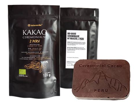 Kakao Ceremonialne Ekologiczne Z Peru BIO 125g SpokoKawa Pl